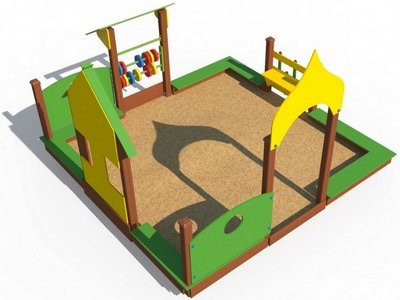 Детский игровой комплекс Песочный дворик на Поляне ИО 03180